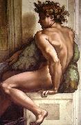 Michelangelo Buonarroti Ignudo Spain oil painting reproduction
